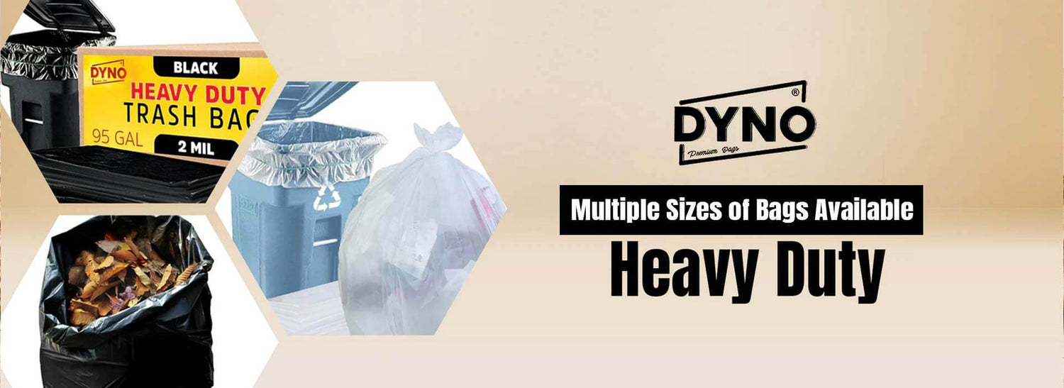 Dyno Products Online 55-Gallon, 1.5 Mil Thick Heavy-Duty Black