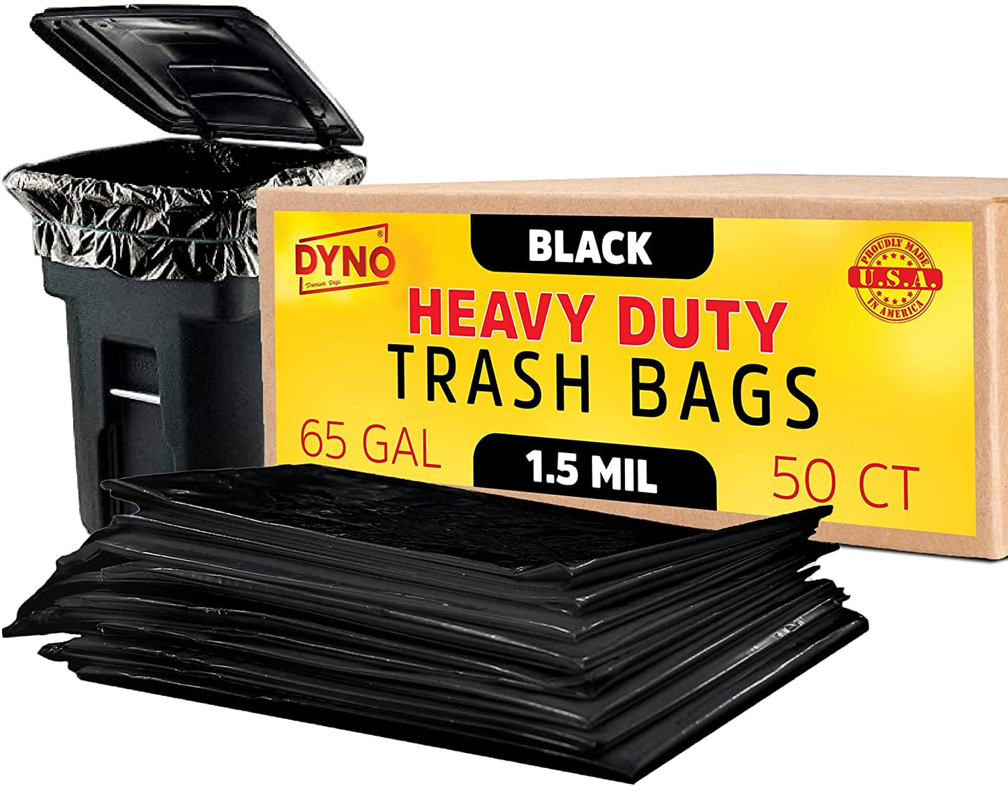 Super Large Trash Bags - 100 Gallons  Large Trash Can Liners – PlasticMill