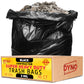 Dyno Products Online 42-Gallon, 3 Mil Thick Heavy-Duty Black Trash Bags - 36 Count Extra Large Plastic Garbage Liners Fit Huge Cans for Home Garden Lawn Yard Recycling Construction & Commercial Use