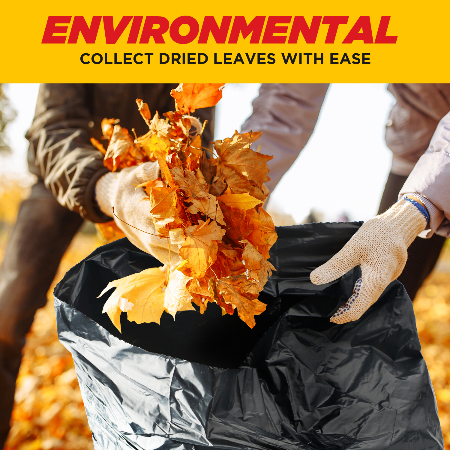 Heavy duty discount orange trash bags